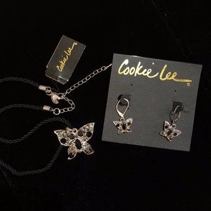 Elegant Butterfly Jewelry Set